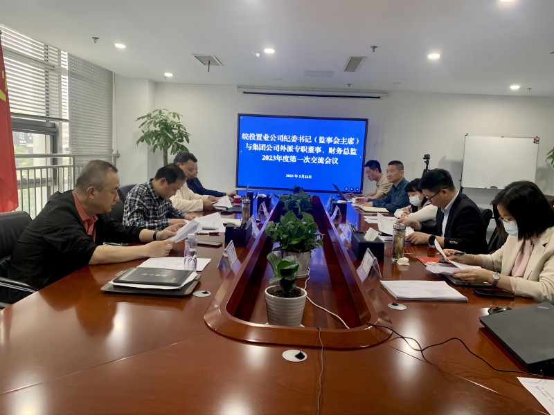 公司召開紀(jì)委書記與集團(tuán)公司外派專職董事、財(cái)務(wù)總監(jiān)2023年度第一次交流會議